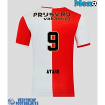 Feyenoord Ayase Ueda #9 Replica Home Shirt 2025-26 Short Sleeve